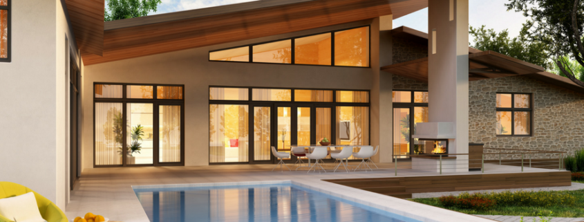 Beautiful modern home, with swimming pool.
